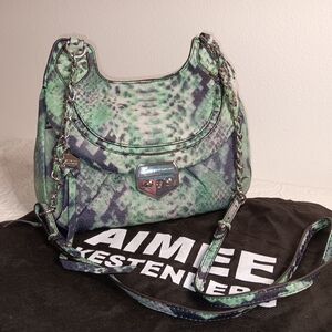 Aimee Kestenberg Snake Print Shoulder Bag